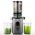 Amzchef extracteur jusouverture de 110 mm extracteur de jus avec triple filtreextracteur de jus 150w ...