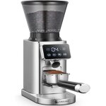 Amzchef moulin a caf lectrique avec cran tactile lcd 48 rglages prcis moulin a cafe grain pour espresso ...