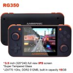 Anbernic console de jeu portable rg350 console jeu rtro mini 64 bit 3. 5 ips ecran 16g joueur ps1 console ...