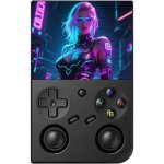 Anbernic rg 35xxpro console de jeux portable 35 pouces linux rg35xxpro noir console retro