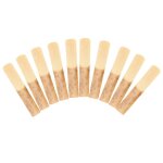 Anches de clarinette 10 pi�ces avec housse de protection en plastique accessoires de saxophone en bambou ...