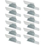 Ancrages de chevrons - supports de chevrons pour renforcer les structures en bois - lot de 12 - 210 x ...