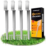 Ancrages au sol 4pcs 53cm 4pcs - piquet galvanis� pour balan�oire et structures de jeux