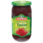 Andros - confiture extra À la fraise 1kg - lot de 4 Andros - confiture extra À la fraise 1kg - lot de 4