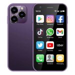 Android 10 5mp double sim mini téléphone portable 3 pouces smartphone 4g 3 + 64 go - violet Android 10 5mp double sim mini téléphone portable 3 pouces smartphone 4g 3 + 64 go - violet