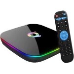 Android tv box q plus android 10. 0 tv box 4gb ram / 32gb rom h616 quad - core support 2. 4ghz wifi 6k ...