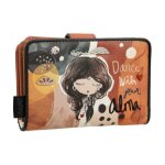 Portefeuille compact femme - anekke - alma - 14 x 10 x 2 cm - multicolore - protection rfid