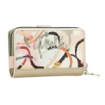 Portefeuille - anekke - portefeuille compact zipp smart - 15 x 10 x 3 cm - multicolore