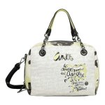 Anekke sac � main noir blanc pour femme - memories nature towanda short handle bag m / l multicolor 303140 ...