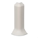 Angle extrieur pour plinthe en pvc expans rigide blanc pvc 12. 8 x 60 mm proviston