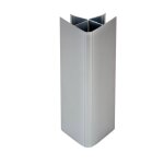 Raccords dangle - lot de 4 - gris alu - pour plinthes de cuisine - adaptabilit� maximale