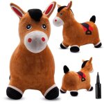 Animal sauteur gonflable - jouet à sauter - cheval brun en peluche - de 12 mois - caoutchouc de haute ... Animal sauteur gonflable - jouet à sauter - cheval brun en peluche - de 12 mois - caoutchouc de haute ...