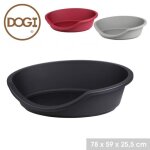 Panier pour chien en plastique avec aration dogi - 3 coloris diffrents - plastique - l 78 x p 59 x ...