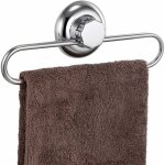 Anneau porte - serviettes ventouses systme sans perage en acier inoxydable pour salle de bains et cuisine ...