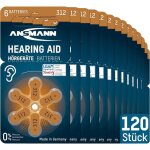 Ansmann piles pour appareils auditifs 312 14 v 120 pices