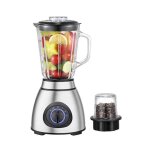 Antcool blender multifonction 8 en 1 ? 15 l ? 250 w ? bol verre borosilicate avec 8 lames ? mixage rapide ...