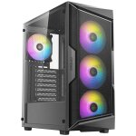 Antec ax27 rgb elite case mid - tower atx vetro temperato con ventole rgb