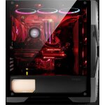 Botier dordinateur - antec - prime dark avenger da601 - moyenne tour - verre tremp - 6 baies