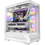 Antec c7 argb blanc, support gpu rtx 40, 4 ventilateurs argb pwm de 120 mm inclus, refroidissement vertical, ...