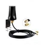 Antenne 4g lte ext�rieure - okz� - sma m�le - mimo - 5dbi - omnidirectionnelle - �tanche - 3 m�tres c�ble ...