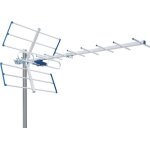 Antenne ext�rieure uhf - 1001 piles batteries - yagi - gain 12db - filtre 5g lte - r�ception tnt