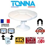 Antenne magnétique camping car 40db tnthd omnidirectionnelle tonna - omni tonna Antenne magnétique camping car 40db tnthd omnidirectionnelle tonna - omni tonna