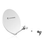 Antenne parabolique - cahors - smc 65 uni - 65 cm - gain 36, 2 db - frquence 10, 7 - 12, 75 ghz