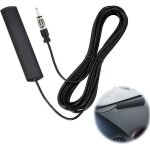 Antenne radio voitureavec montage adhsif sur pare briseconnecteur din et cble compatible avec radio ...