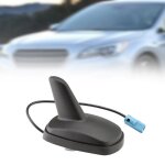 Antenne requin de toit arienne autoradio am fm prise mno bleue compatible avec opel astra g corsa c ...