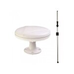 Antenne tnt omnidirectionnelle 35db + mat traversant camping car caravane