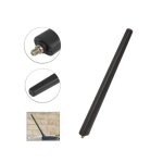 Antenne de toit 21cm m4 noir tige autoradio am fm compatible avec fiat 500l lancia alfa romeo guilietta ...