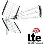 Antenne de toit maison tnt tele tv television uhf Antenne de toit maison tnt tele tv television uhf