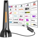 Antenne tv dint�rieur pour smart tvsantenne tv int�rieure puissante tnt avec amplificateur de signal ...