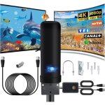 Antenne tv extérieure intérieur ip66 antenne tnt réception du signal à 360 degrés avec signal amplificateur ... Antenne tv extérieure intérieur ip66 antenne tnt réception du signal à 360 degrés avec signal amplificateur ...