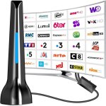 Antenne tv int�rieur antenne tv int�rieure puissante tnt hd antenna portable int�rieure 2025 avec amplificateu ...