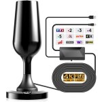 Antenne tv int�rieur puissante tnt hd 2025 puissante antenne tv int�rieur de base magn�tique puissante ...