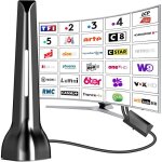 Antenne tv int�rieur puissanteantenne tnt int�rieure �quip�e dun amplificateur de signal � gain �lev�r�ception ...