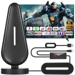 Antenne tv intrieure puissante tnt hd 2024 le plus rcent antenne tv intrieur avec amplificateur de ...
