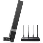 Antenne wifi 6 5g 24 ghz 58 ghz 4g 5g haut dbit 600 - 6000 mhz omnidirectionnelle avec connecteur sma ...