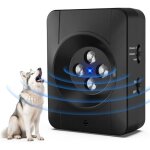 Anti aboiement pour chien 4 metteurs puissants ultrason chien rechargeable boitier anti aboiement chien ...