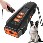 Anti aboiement chien ultrason - 1200mah - r�glage � 3 vitesses - contr�le 10 m�tres - avec lampe de poche ...