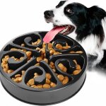 Anti glouton chien gamelle dalimentation lente avec base antid�rapante favorise une alimentation saine ...