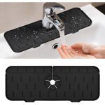 Anti - gouttes pour poignée de robinet tapis de robinet en silicone pour évier tapis de séchage multifonctionn ... Anti - gouttes pour poignée de robinet tapis de robinet en silicone pour évier tapis de séchage multifonctionn ...