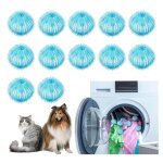 Anti poils machine � laver lot de 12 attrape poils r�utilisable pour linge enleve poil animaux boule ...