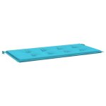Promotion anti - uv coussin turquoise tissu oxford mousse 120 x 50 x 4 cm 28825 - bestmeuble
