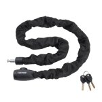 Antivol de chane de vlo - vevor - 12 m - antivol de haute scurit - pour bicyclette moto scooter porte ...