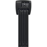 Antivol pliable - abus - bordo 6000c - 90 cm - noir - support shfl