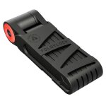 Antivol pliable - seatylock - forever - acier tremp� - 90 cm - noir / argent�