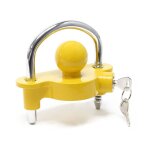 Antivol de remorque avec anneau cadenas de s�curit� pour caravane entr�e de t�te d?attelage de 50 mm