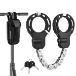Antivol trotinette electrique cadenas trotinette menotte antivols velo avec cl�s et sac etanche cha�nes ...